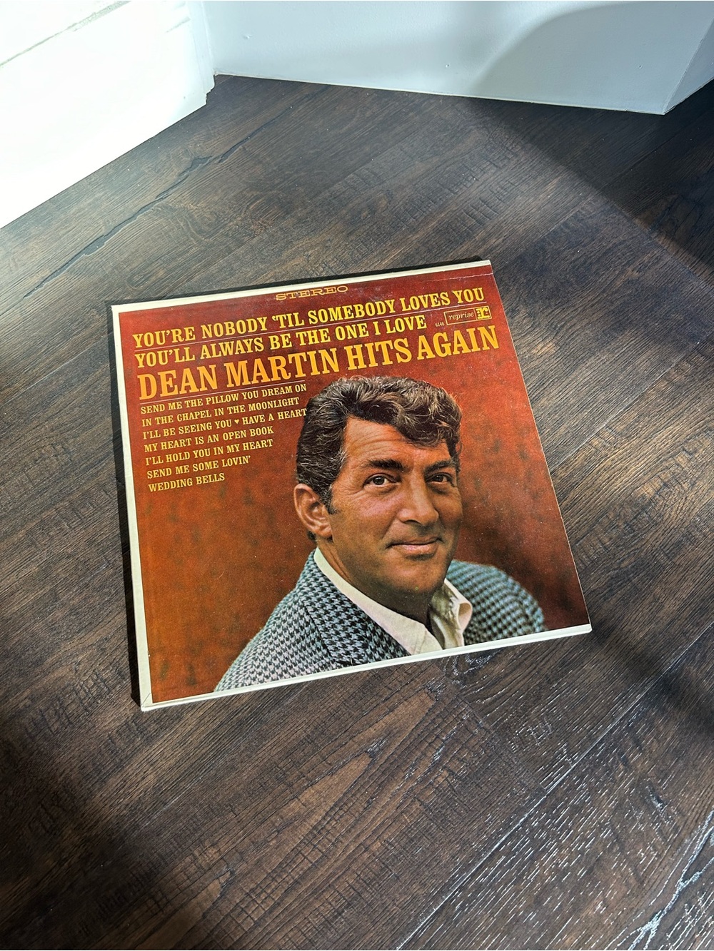 Dean Martin Hits Again - Orange Vinyl Album Cover